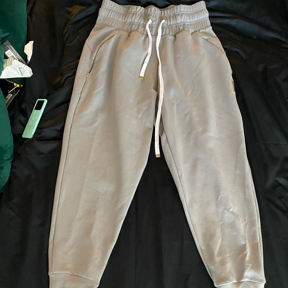 Gymshark x Whitney Simmons grey joggers